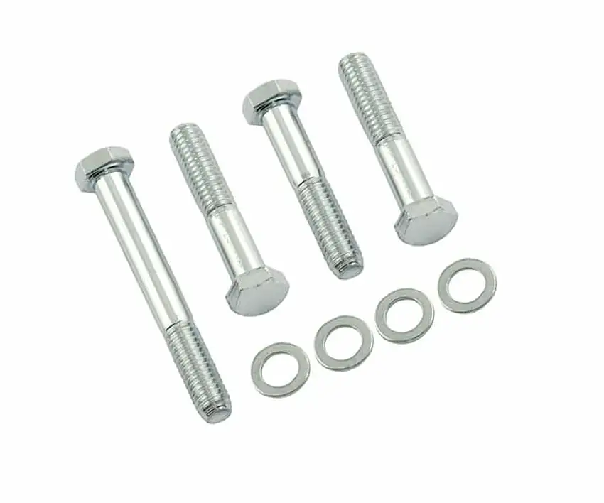 Mr. Gasket Water Pump Bolts - Chrome - 4996