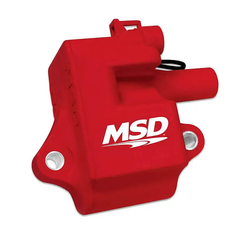 MSD Ignition Coil Pro Power Series 97-04 GM LS1/LS6 EnginesRed Individual 8285