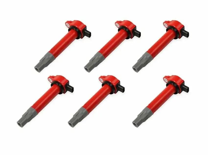 MSD Ignition Coils Blaster Series 2006-2010 Chrysler V6 engines Red 6Pack  82726
