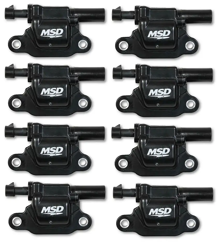 MSD IgnitionCoil Blaster GMGen V Direct Injected 2014&Up SquareBlack8pack 826683