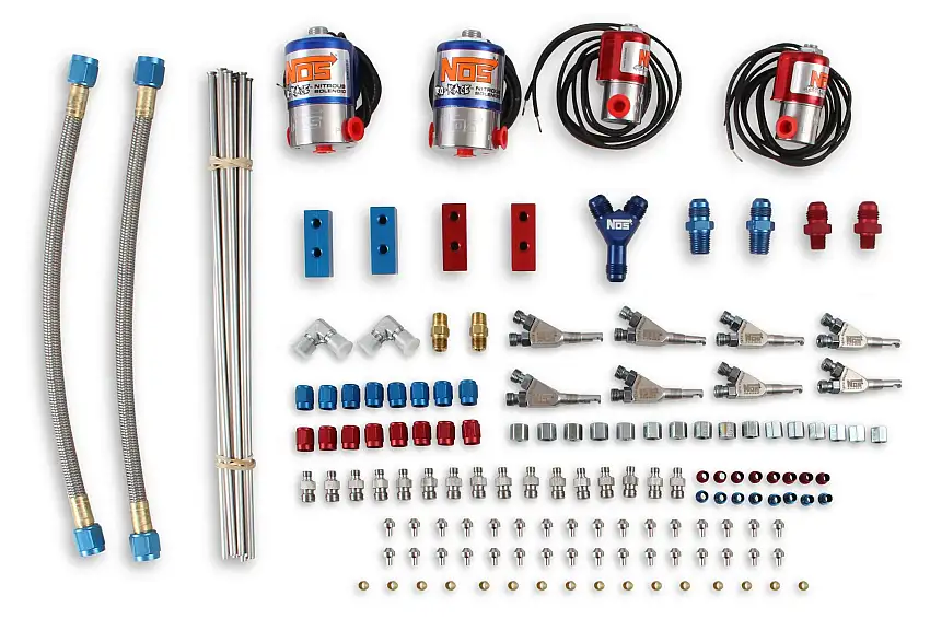 NOS 04466NOS Pro Race Fogger Soft Plume Nozzle Professional Kit 500 hp