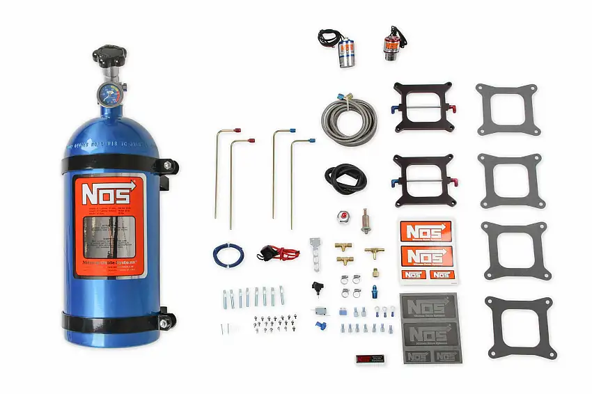 NOS CHEATER 2x4 Holley 4-Bbl / Carter AFB - 02010NOS