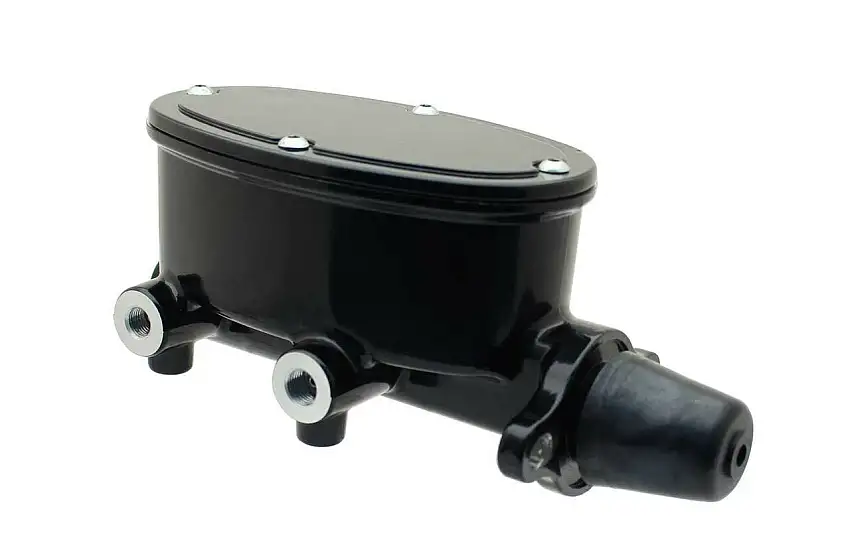Oval Black Aluminum Black Master Cylinder (Disc/ Drum) 260-8555-BK-MBM