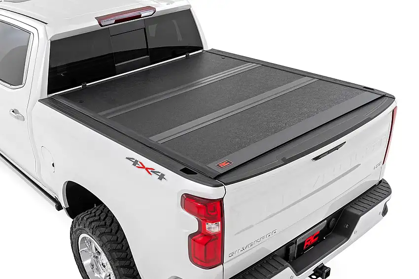 Hard Low Profile Bed Cover - 6'7 In. Bed - Rail Cap - Chevy GMC 1500 2500HD 3500HD (14-19)