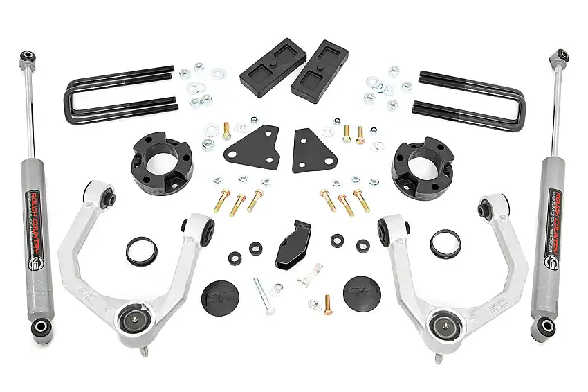 3.5 Inch Lift Kit - N3 - Cast Steel Knuckles - Ford Ranger (19+)
