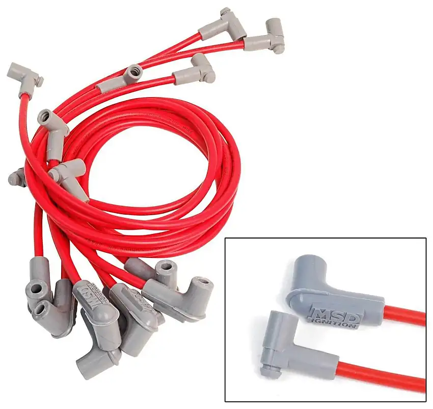 Red Super Conductor Big Block Chevy for use with Low Profile Distributor - 31299