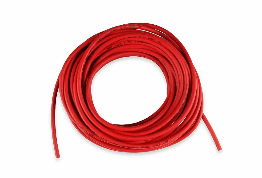 Super Conductor Spark Plug Wire, Red 8.5mm, 50 Ft - 34029