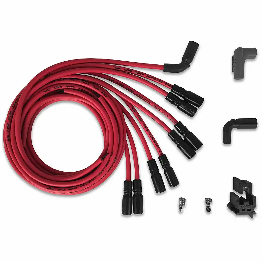 Super Conductor Spark Plug Wire Set, Univ. Chevy LT1 w/straight boot - 32129