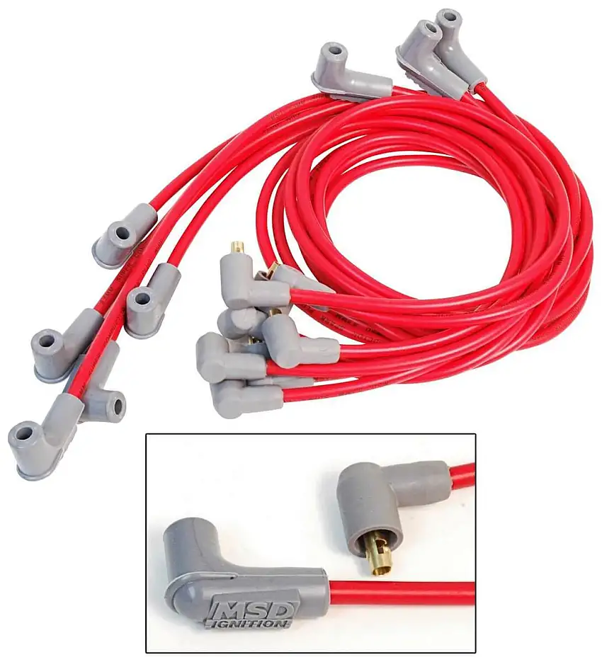 Super Conductor Spark Plug Wire Set,Big Block Chevy, Socket Dist. Cap - 31609