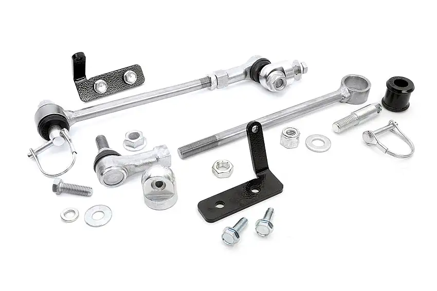 Rough Country Jeep Front Sway-bar Disconnects (3.5-6in)