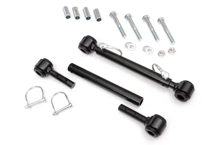 Rough Country Quick Disconnect Sway Links - Rear - 4-6 Inch Lift - Jeep Wrangler TJ (97-06)