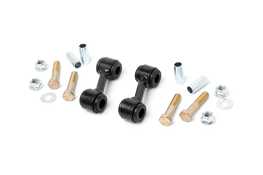 Rough Country Sway Bar Links - Front - 2-3 Inch Lift - Nissan Titan (04-22)