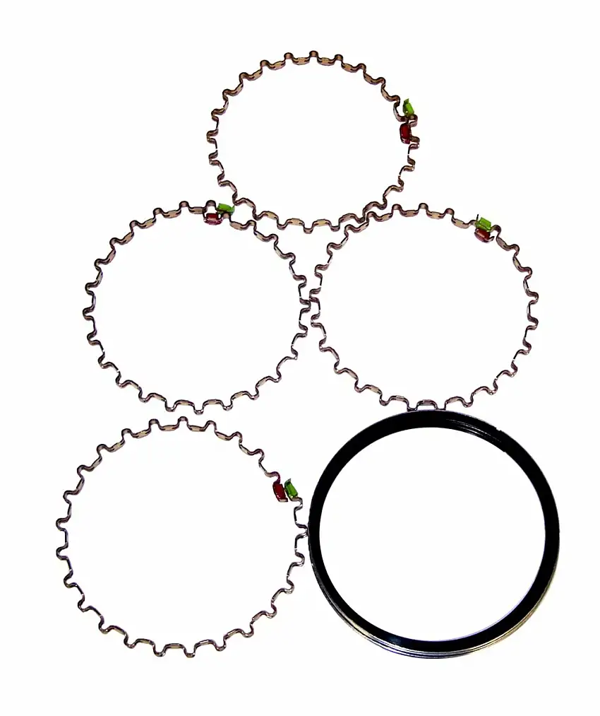 Vintage - Metal Unpainted Piston Ring Set - J0941886