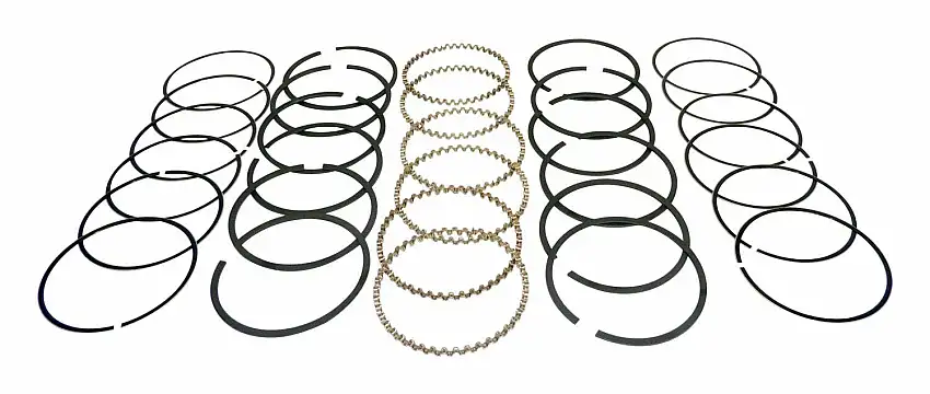 Vintage - Steel Unpainted Piston Ring Set - J8121683020