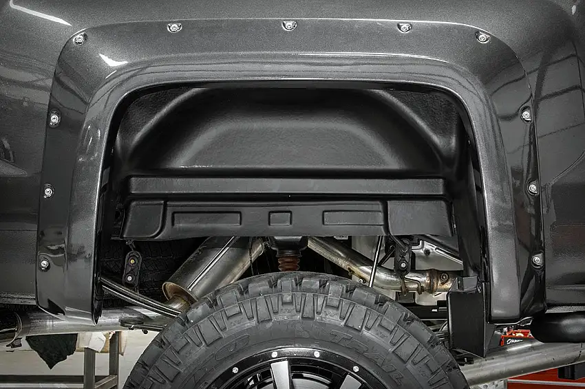 Rough Country Rear Wheel Well Liners - Chevy Silverado 2500 HD 3500 HD (15-19)