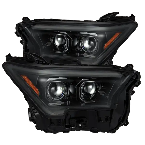 24-25 Toyota Tacoma / 25-up 4Runner LUXX-Series LED Projector Headlights Alpha-Black