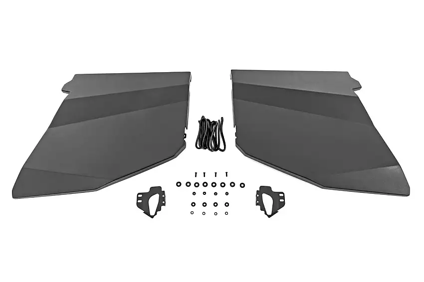 Rough Country Aluminum Lower Half Doors - Rear - Polaris RZR XP 4 1000 (2014-2021)