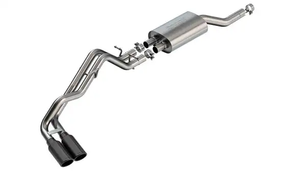 Borla 2024+ Ford Ranger XLT S Type Catback System - Black Chrome (140975BC)