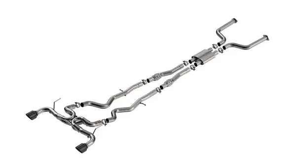 Borla 16-24 Infinity Q50 (Auto V6) ATAK Cat Back - 4.5in Black Chrome Tip (140978BC)