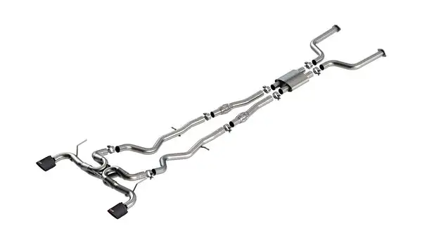 Borla 16-24 Infinity Q50 (Auto V6) ATAK Cat Back - 4.5in Carbon Fiber Black Anodized Tip (140978CFBA)