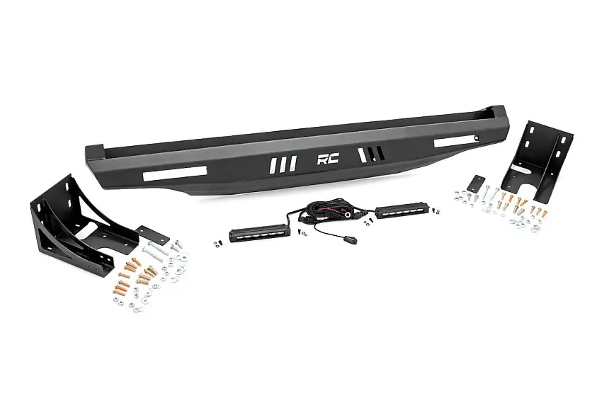 Bumper - Rear - 6 In. Black Slimline LED Pair - Multiple Makes & Models (Can-Am Polaris)