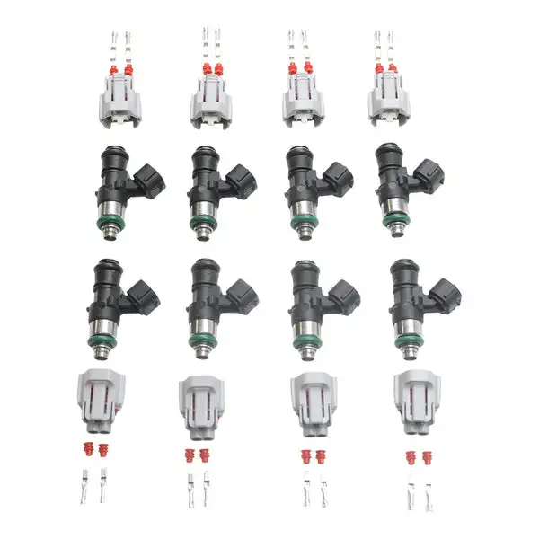 DeatschWerks Set of 8 2400cc/min for Fitech Go EFI 8/Holley Super Sniper 1250 (16S-19-2400-8)