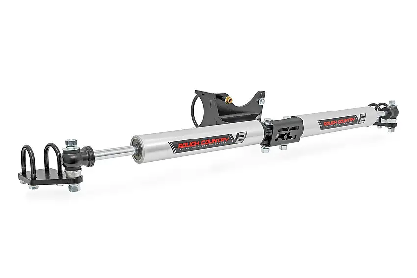 V2 Steering Stabilizer - Dual - 2-8 Inch Lift - Ford F-250 F-350 Super Duty (05-23)