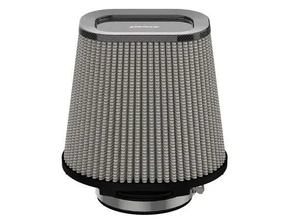 aFe Power Track Series Intake Pro DRY S Air Filter 4IN F x (7-3/4 x 6-1/2)IN B x (5-3/4 x 3-3/4)IN T x 7IN (27-90203D)