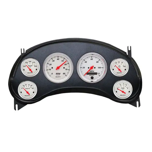 AutoMeter Arctic White Direct Fit Dash Kit 98-04 Chevy S10 Truck (2 x 3-3/8in. / 4 x 2-1/16in.) (2934-03)