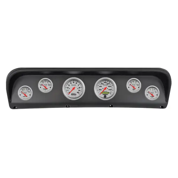 AutoMeter Ultra-Lite Direct Fit Dash Kit 67-72 Ford F100 (2 x 3-3/8in. / 4 x 2-1/16in.) (2938-13)
