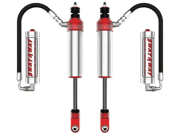 aFe Power Sway-A-Way 2.5 Front Shock Kit w/Remote Reservoirs for 0-1.5 IN Lifts Ford F-250/F-350 17-24 4WD (301-5600-14)