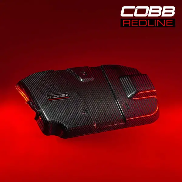 COBB Subaru Redline Gloss Carbon Fiber Engine Cover WRX 2022-2025 (446610)