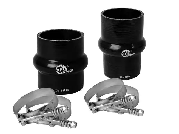 aFe Power BladeRunner Intercooler Coupling Kit for Hot Side Charge Pipe Ford Diesel Trucks 08-10 V8-6.4L (46-20070SSH)