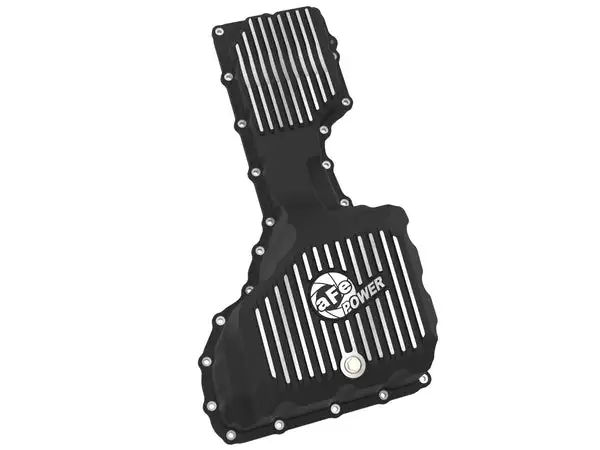 aFe Power 17-19 GM Diesel V8-6.6L L5P Engine Oil Pan w/ Machined Fins (46-71360B)