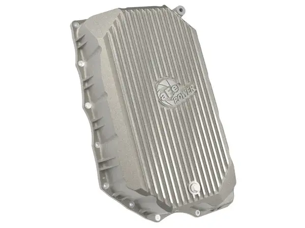 aFe Power GM Diesel Trucks 20-25 V8-6.6L L5P POWER Street Series Transmission Pan Raw w/ Machined Fins (46-71380A)
