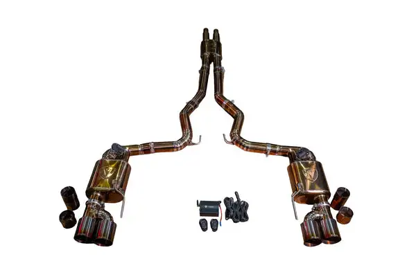Valvetronic Designs Ford S550,S650 Mustang GT, 5.0L Catback, Grade 5 Titanium 3.5" Tips (FRD.S550.S650.VSES.TI)