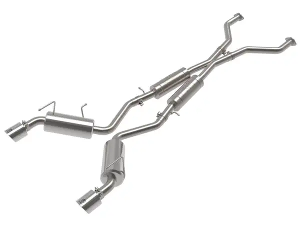 Takeda Cat-Back Exhaust System Nissan 370Z 09-20 V6-3.7L- Polished Tip (49-36139-P)