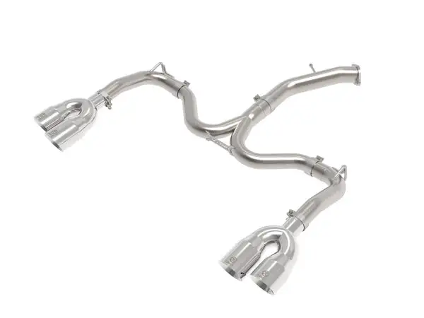 aFe 22-24 Kia Forte GT 1.6L 3in-2.5in 304 Stainless Steel Axle-Back Exhaust w/ Polished Tips (49-37039-P)