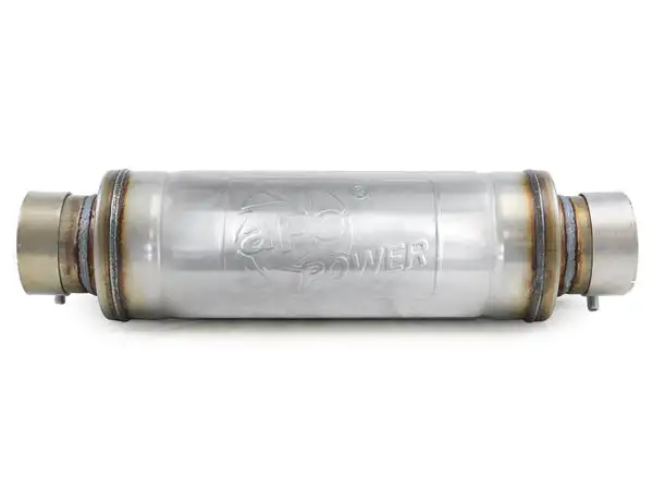 aFe Power MACH Force-Xp Muffler 3 IN ID Center/Center x 5 IN Dia. x 19 IN Overall Length - Round Body (49M30059)