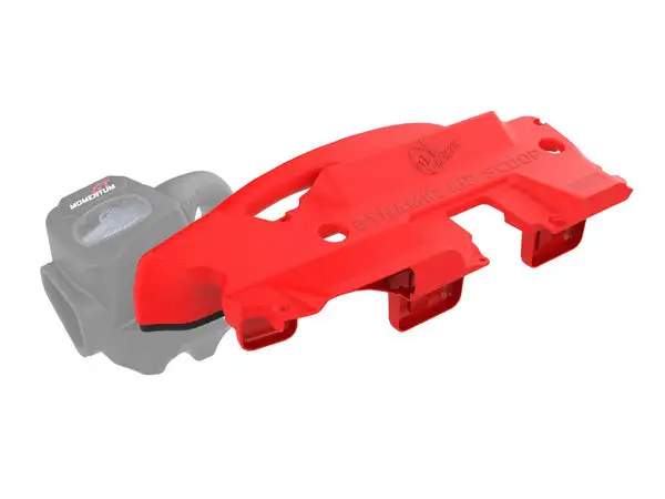 aFe Power Red Edition Dynamic Air Scoop XL for Intake Kits 50-70119D and 50-70119R (50-70119AR)