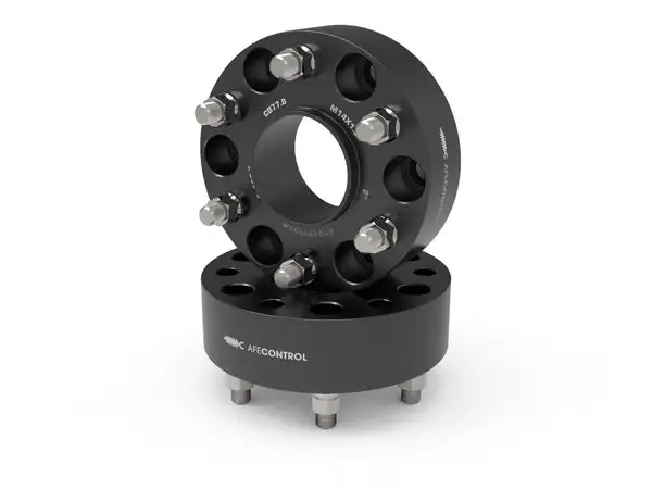 aFe CONTROL Forged Aluminum Wheel Spacers 6x139.7 / CB 77.8 / 2in Thick - RAM 1500 (610-20T002-B)