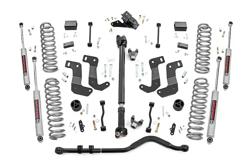 3.5 Inch Lift Kit - C A Drop - Front D S - Jeep Wrangler JL Rubicon