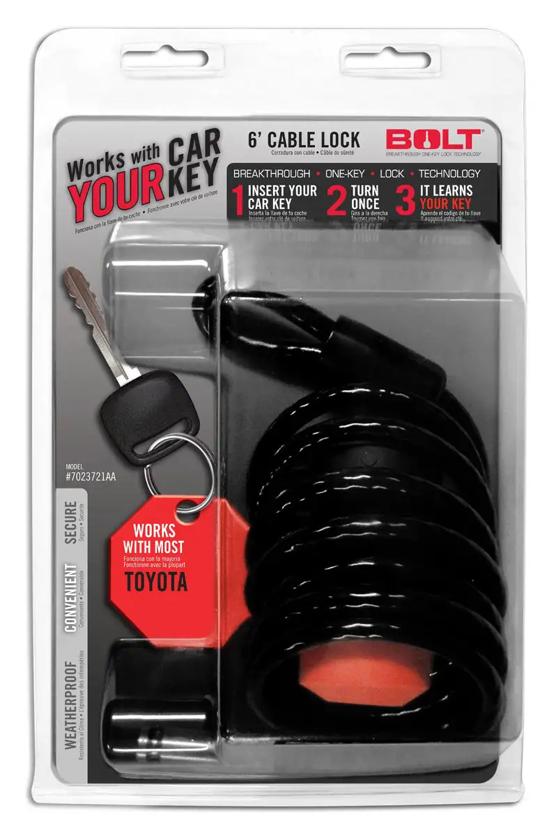 6FT. CABLE LOCK TOYOTA