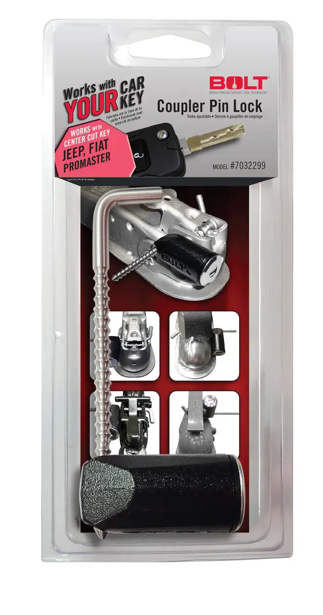 COUPLER PIN LOCK JEEP CENTER CUT