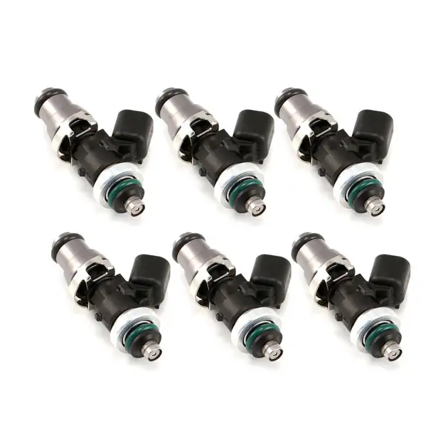 Injector Dynamics 1050-XDS Injectors 14mm (Grey) Adaptor Top GTR Lower Spacer (Set of 6)