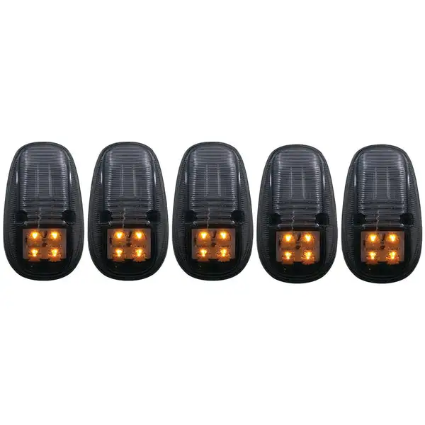 ANZO 1999-2002 Dodge Ram 3500 LED Cab Roof Light Kit Smoke 5pc (861098)