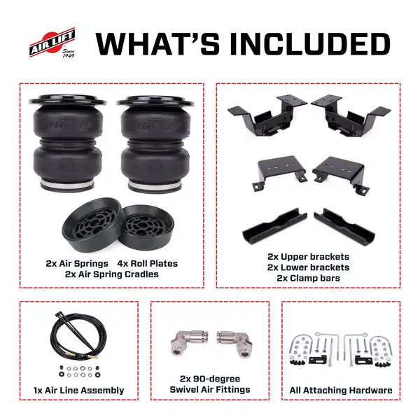 Air Lift 24-25 Chevy Silverado 2500HD ZR2 4WD Loadlifter 5000 Ultimate w/ Air Spring Cradle (88408)