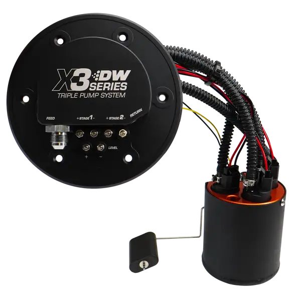 DeatschWerks 98-04 Ford Mustang X3 Module with DW430C Pumps and Install Kit (9-437-7034)