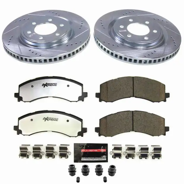 Power Stop 22-23 Ford F-150 Lightning Front Z36 Truck & Tow Brake Kit