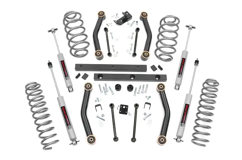 4 Inch Lift Kit - Jeep Wrangler TJ 4WD